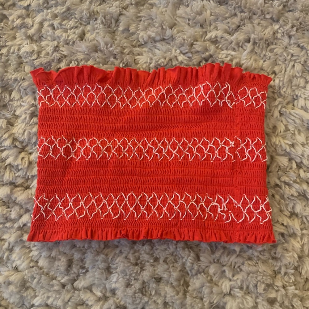 Stripped Garage Tube Top